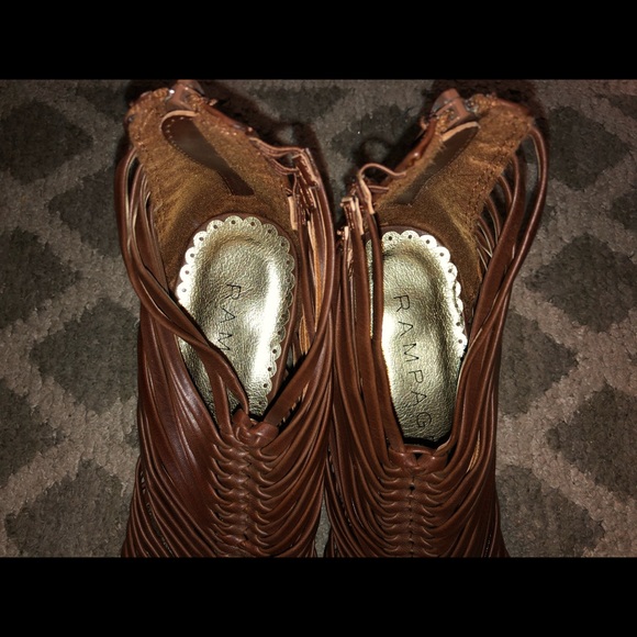 Brown Braided Heels - Picture 3 of 8